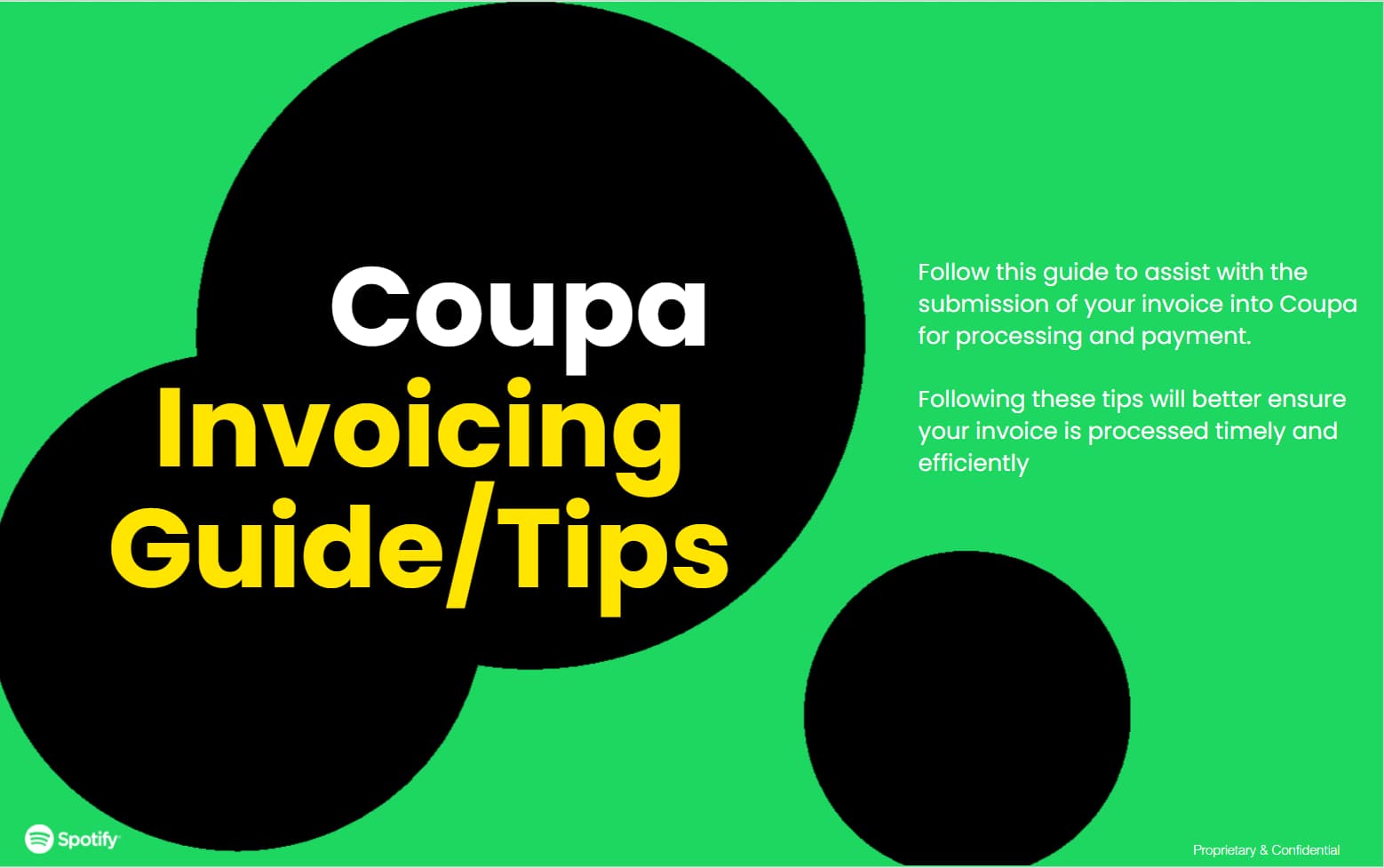 Streamlining operations as of April 11 2022, Spotify is enabling Coupa Compliant e-invoicing for suppliers based in United States