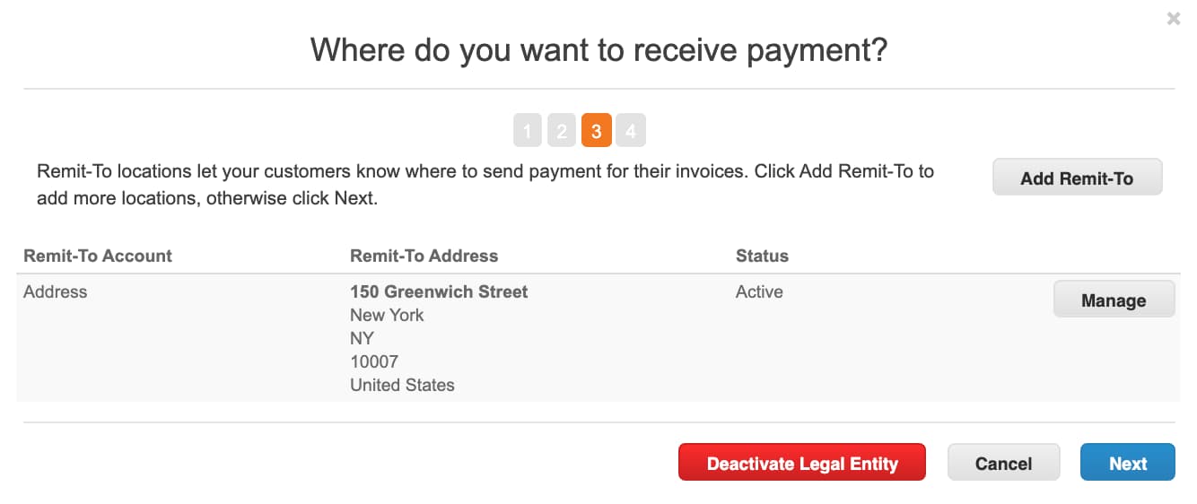 Step 4a: Where do you want to receive payment